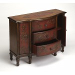 Sheffield Red Hand Painted Console Cabinet, 674065