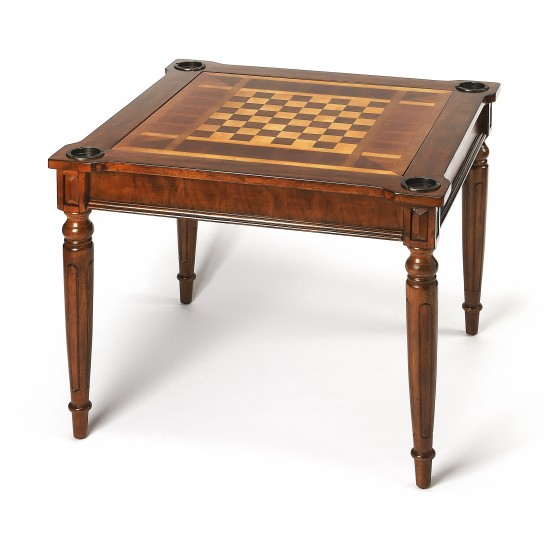 Vincent Antique Cherry Multi-Game Card Table, 837011