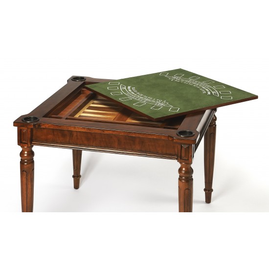 Vincent Antique Cherry Multi-Game Card Table, 837011