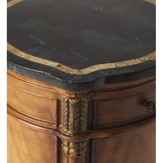 Montero Fossil Stone Drum Table, 847070