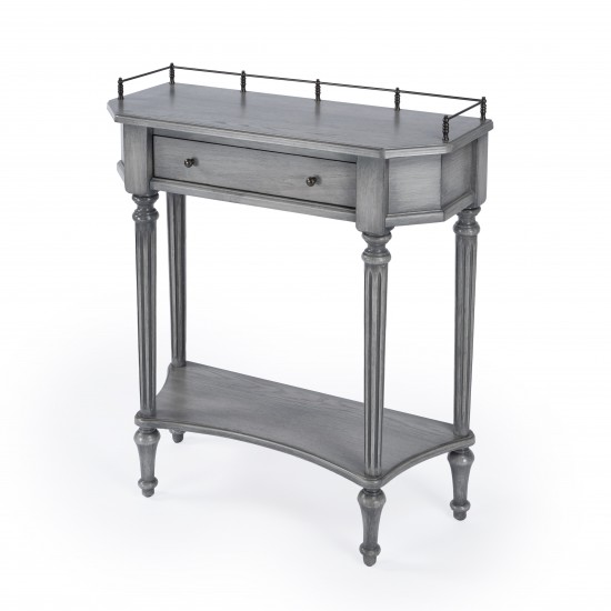 Charleston Powder Gray Console Table, 883418