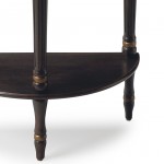 Bellini Café Noir Demilune Console Table, 889104