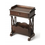 Cummings Cherry Storage End Table, 999024