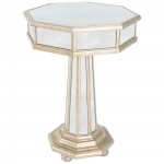 Elena Mirrored End Table, 1137146