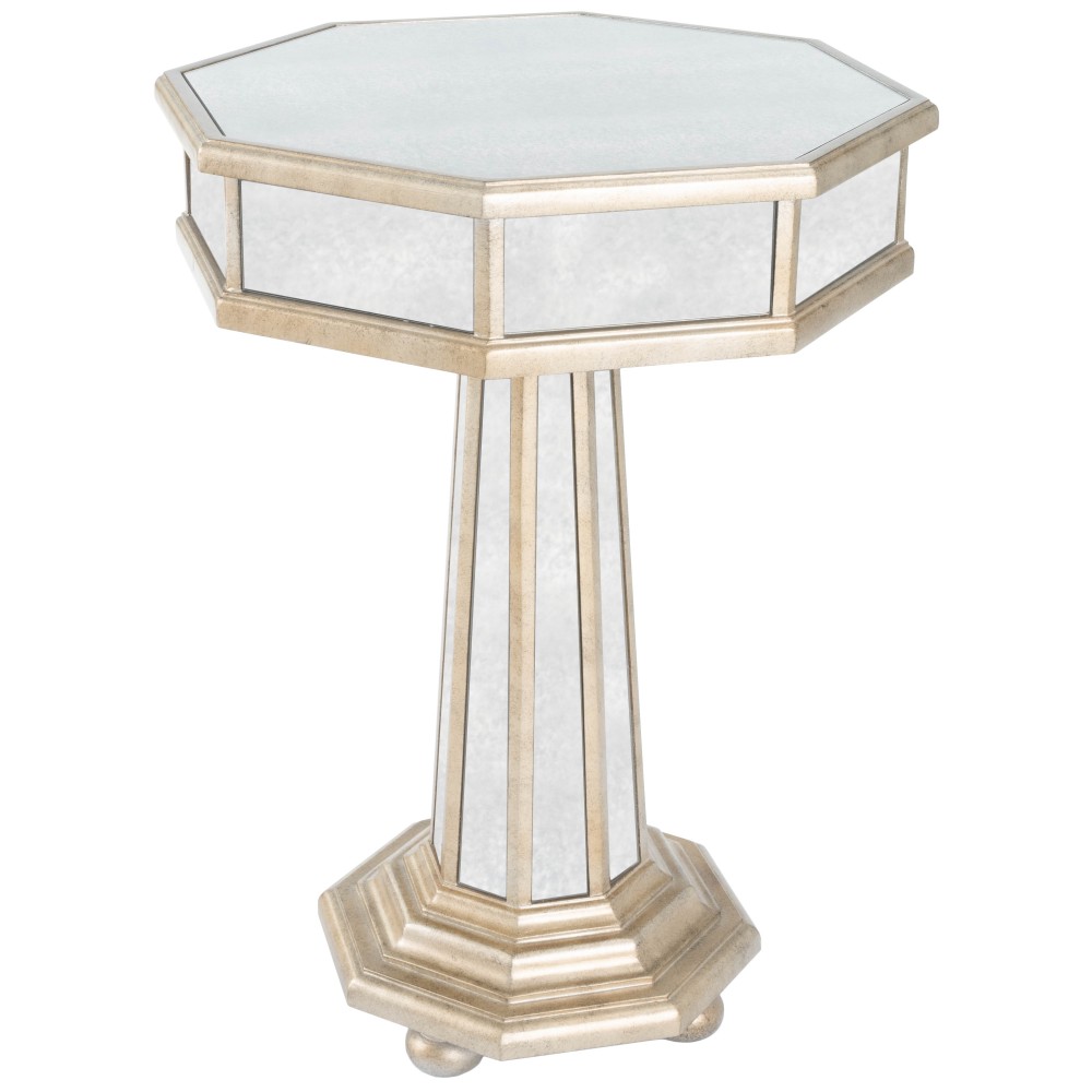 Elena Mirrored End Table, 1137146