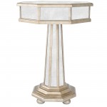 Elena Mirrored End Table, 1137146