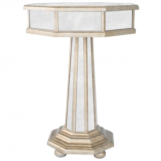 Elena Mirrored End Table, 1137146