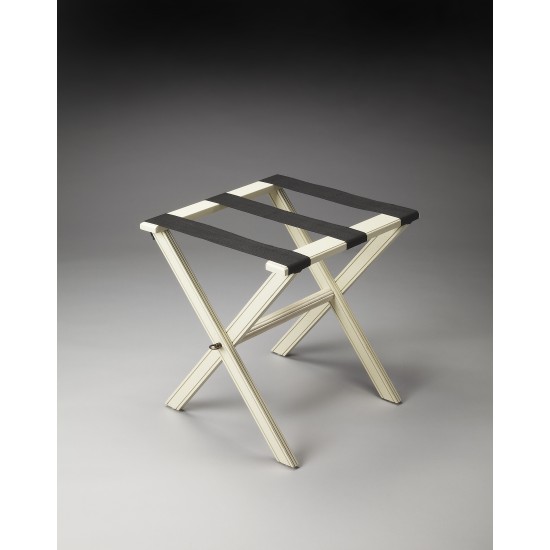 Anthony Cottage White Luggage Rack, 1222222