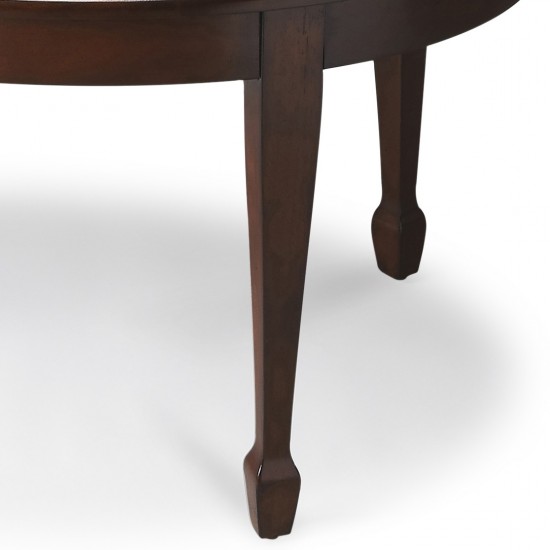 Clayton Cherry Oval Coffee Table, 1234024