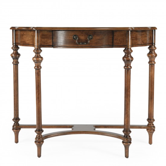 orency Demilune 1 Drawer Console Table, 1263101