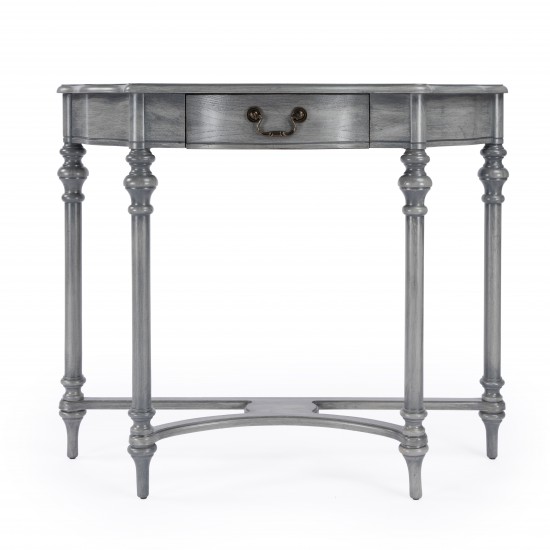 Morency Demilune 1 Drawer Console Table, 1263418