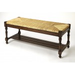 Woven Wicker Bench, 1299070