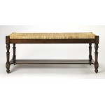 Woven Wicker Bench, 1299070