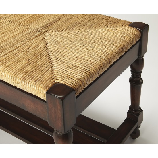 Woven Wicker Bench, 1299070