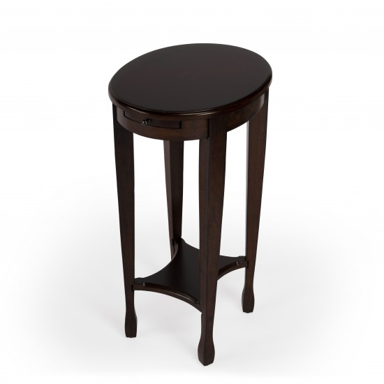 Arielle Chestnut Burl Accent Table, 1483108