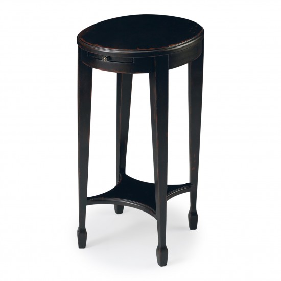 Arielle Plum Black Accent Table, 1483136