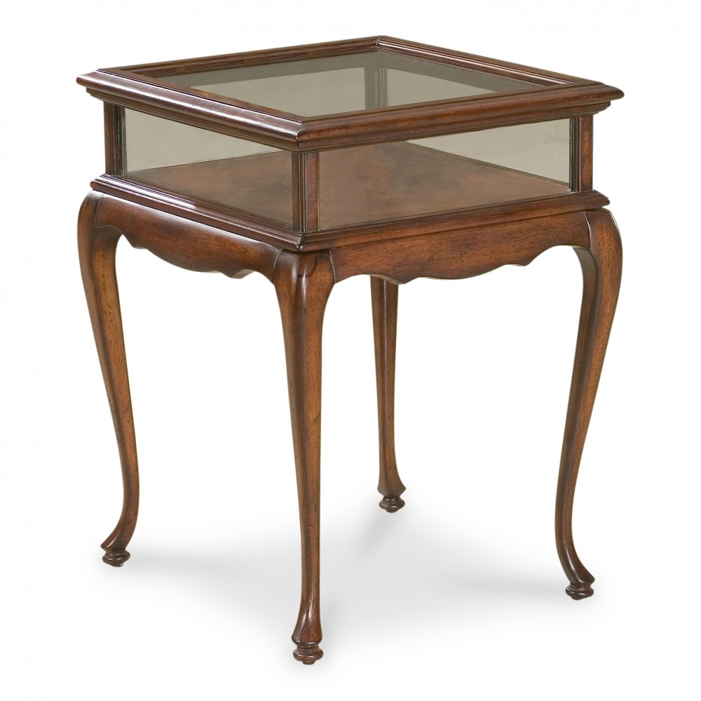 Burton Cherry Curio Table, 1484024