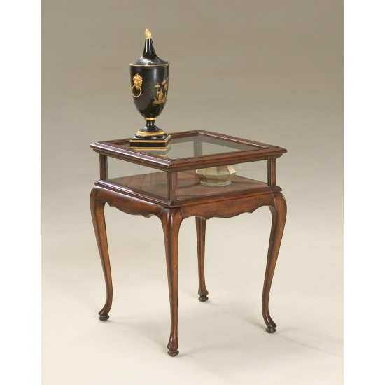 Burton Cherry Curio Table, 1484024