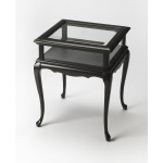 Burton Black Licorice Curio Table, 1484111