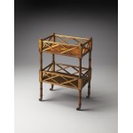 Foster Olive Ash 2 Tier Bar Cart, 1565101