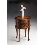 Whitley Cherry Oval Side Table, 1589024