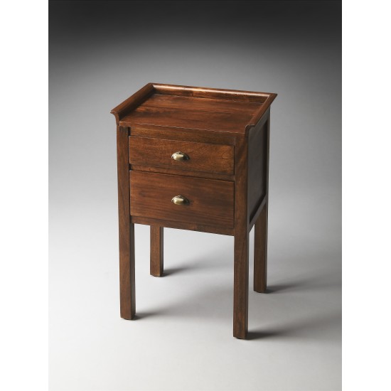 Gabriel Solid Wood Side Table, 1840290