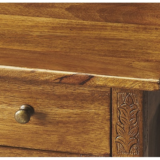 Webster Hand Carved Chairside Chest, 1841290