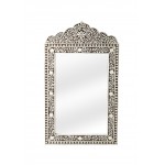 Victoria Brown Bone Inlay Wall Mirror, 1856070