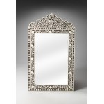 Victoria Brown Bone Inlay Wall Mirror, 1856070