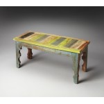 Rao Painted Wood Bench, 1882290