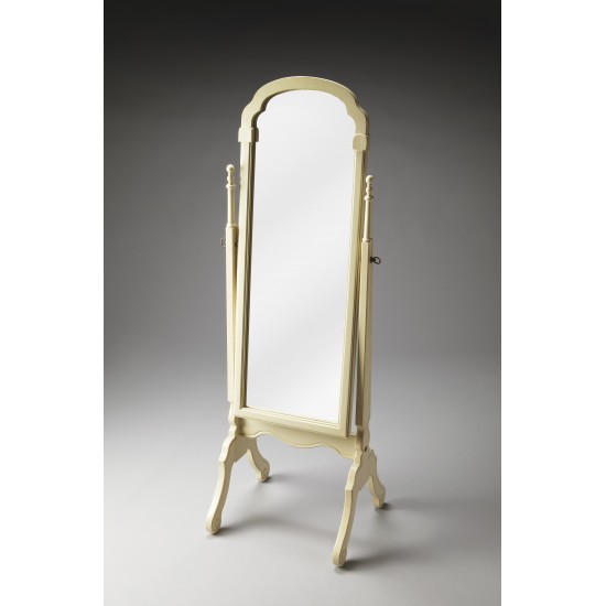 Meredith Cottage White Cheval Mirror, 1911222