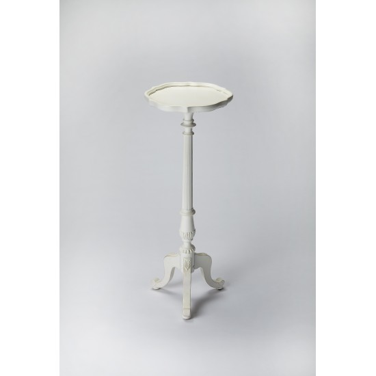 Chatsworth Cottage White Pedestal Plant Stand, 1931222