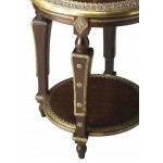 Ranthore Round Brass Accent Table, 2039290