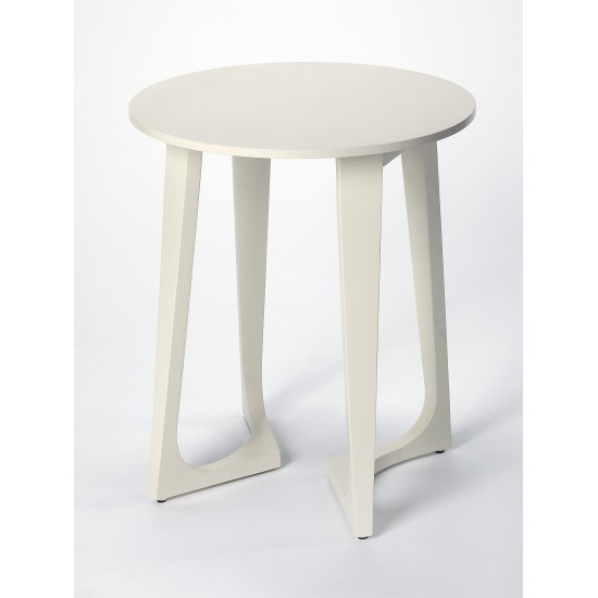 Devin White Accent Table, 2040288