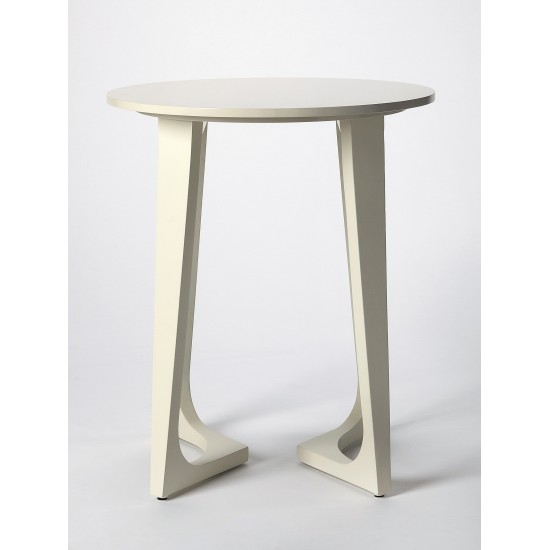 Devin White Accent Table, 2040288