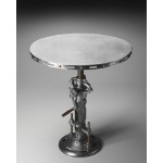 Fenwick Round Metal Hall/Pub Table, 2072025