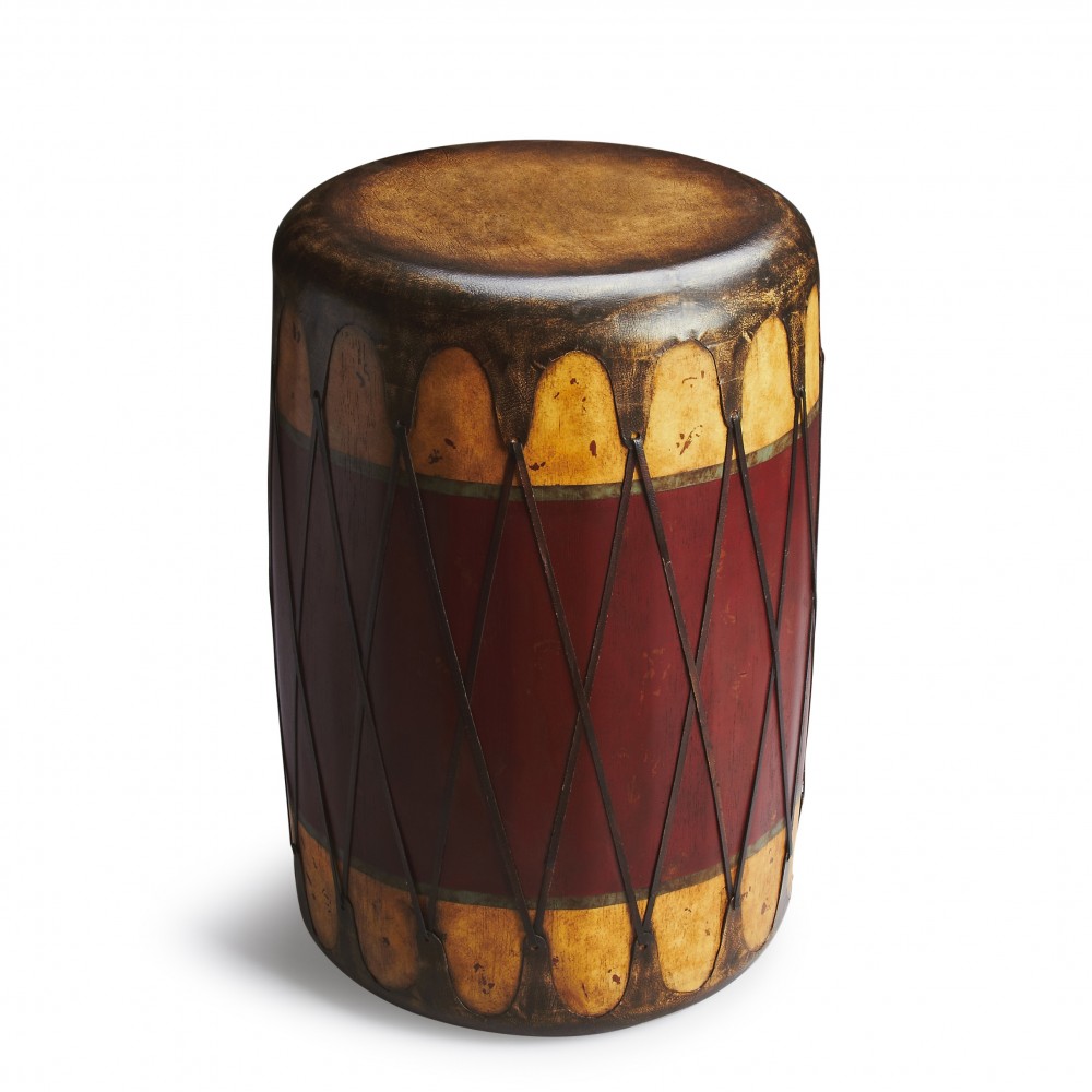 Navajo Leather Drum Table, 2199120 Navajo Leather Drum Table, 2199120