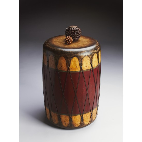 Navajo Leather Drum Table, 2199120