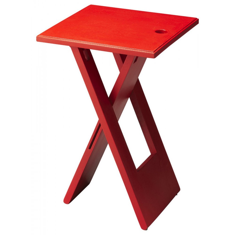 Hammond Red Folding Table, 2259293 Hammond Red Folding Table, 2259293