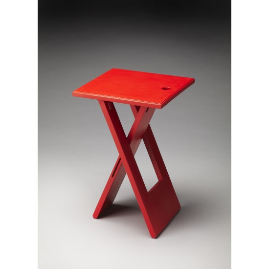 Hammond Red Folding Table, 2259293