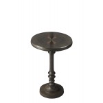 Tanya Metal Pedestal Accent Table, 2275025