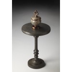 Tanya Metal Pedestal Accent Table, 2275025