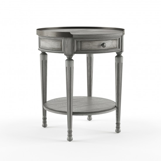 Sampson Powder Gray Accent Table, 2311418