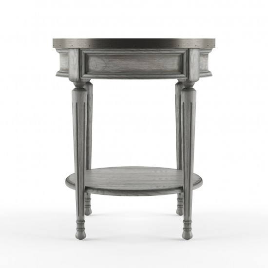 Sampson Powder Gray Accent Table, 2311418