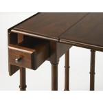 Darrow Umber Drop-Leaf Table, 2334040