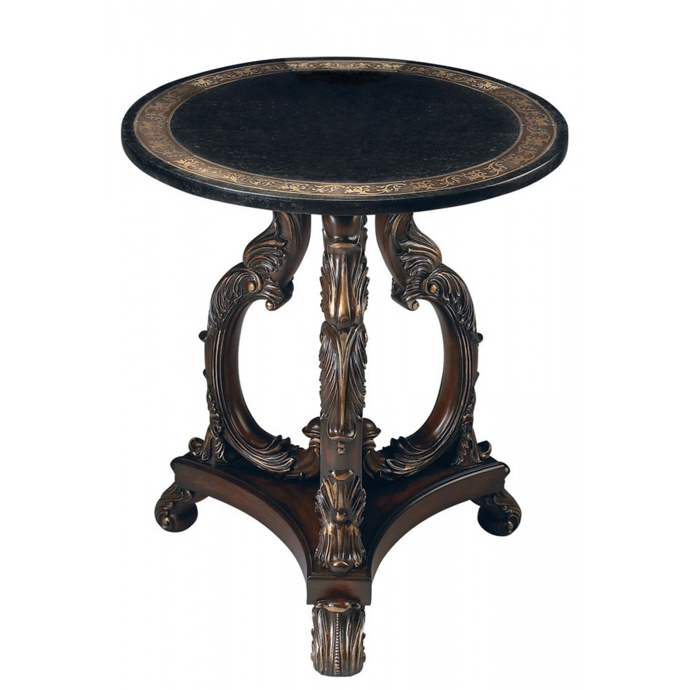 Lafayette Round Stone Accent Table, 2347070