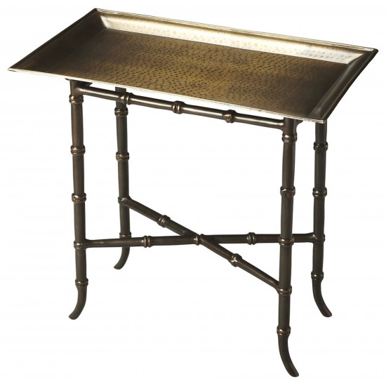 Meiling Antique Brass Tray Table, 2399025