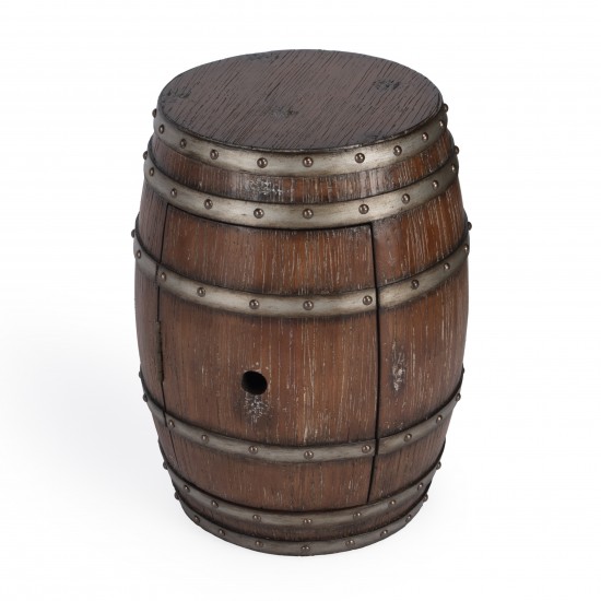 Calumet Rustic Barrel Table, 2520120