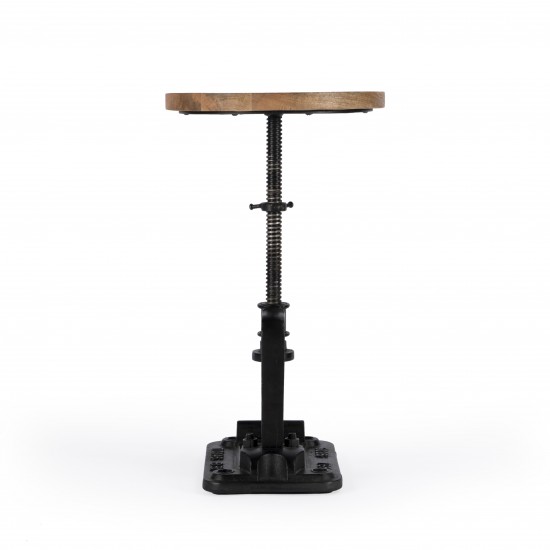 Ellis Adjustable Pedastal Side table, 2539312