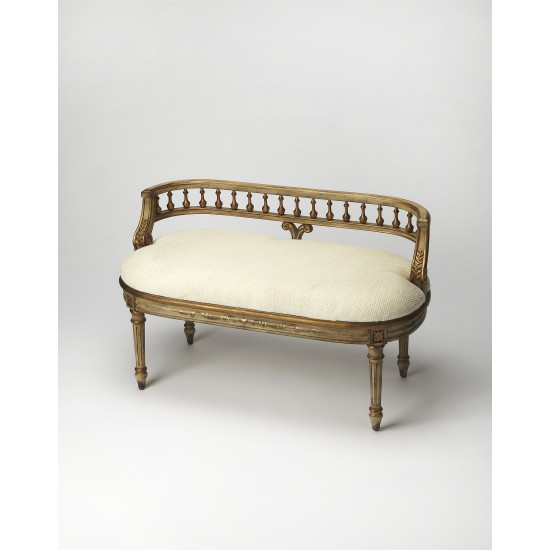 Mansfield Guilded Cream Bench, 2625238